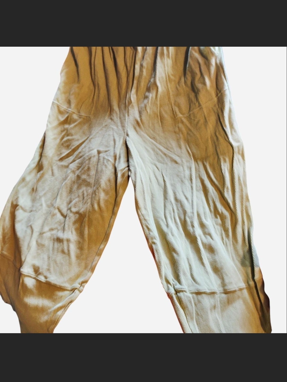 Light Pistachio Barrel Leg Sweat Pants
